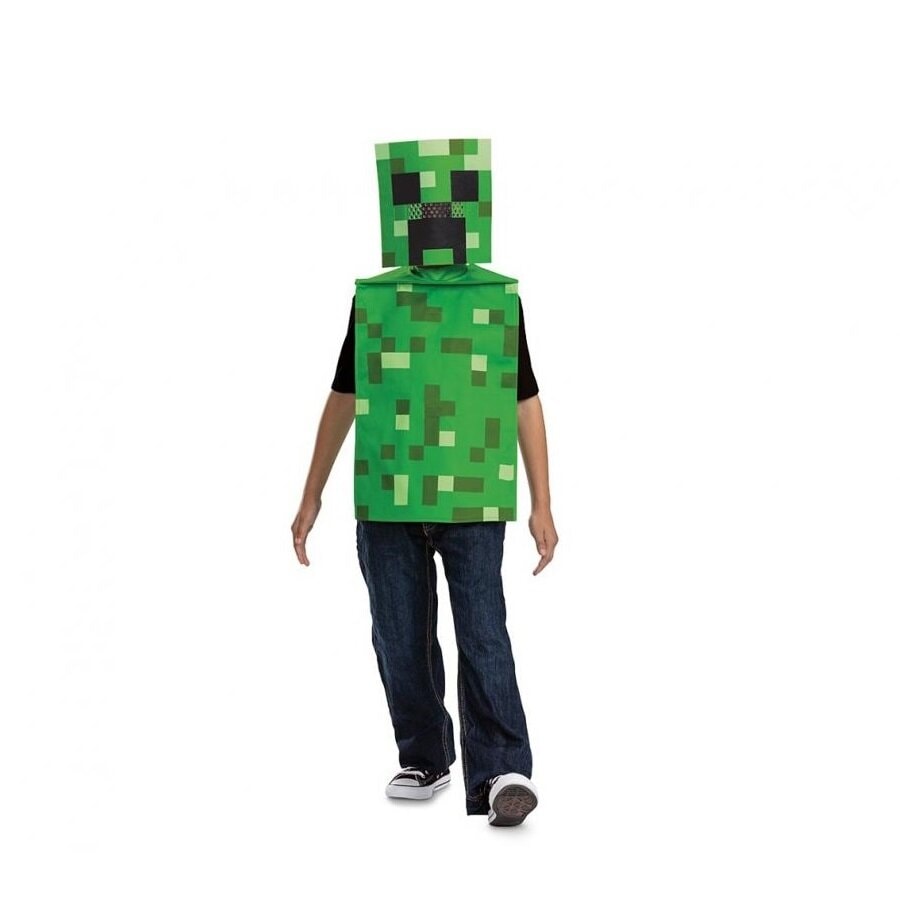 Minecraft Creeper Basic Kostyme 4-6 år