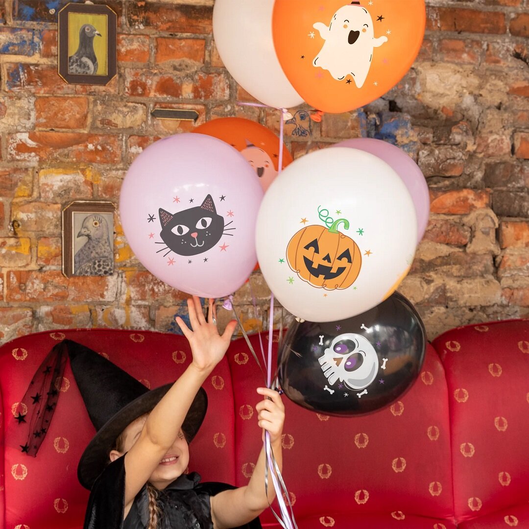Halloweenballonger 8 stk.