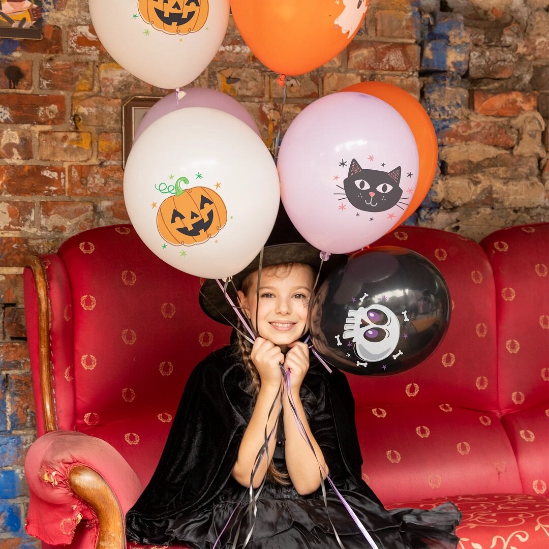 Halloweenballonger 8 stk.