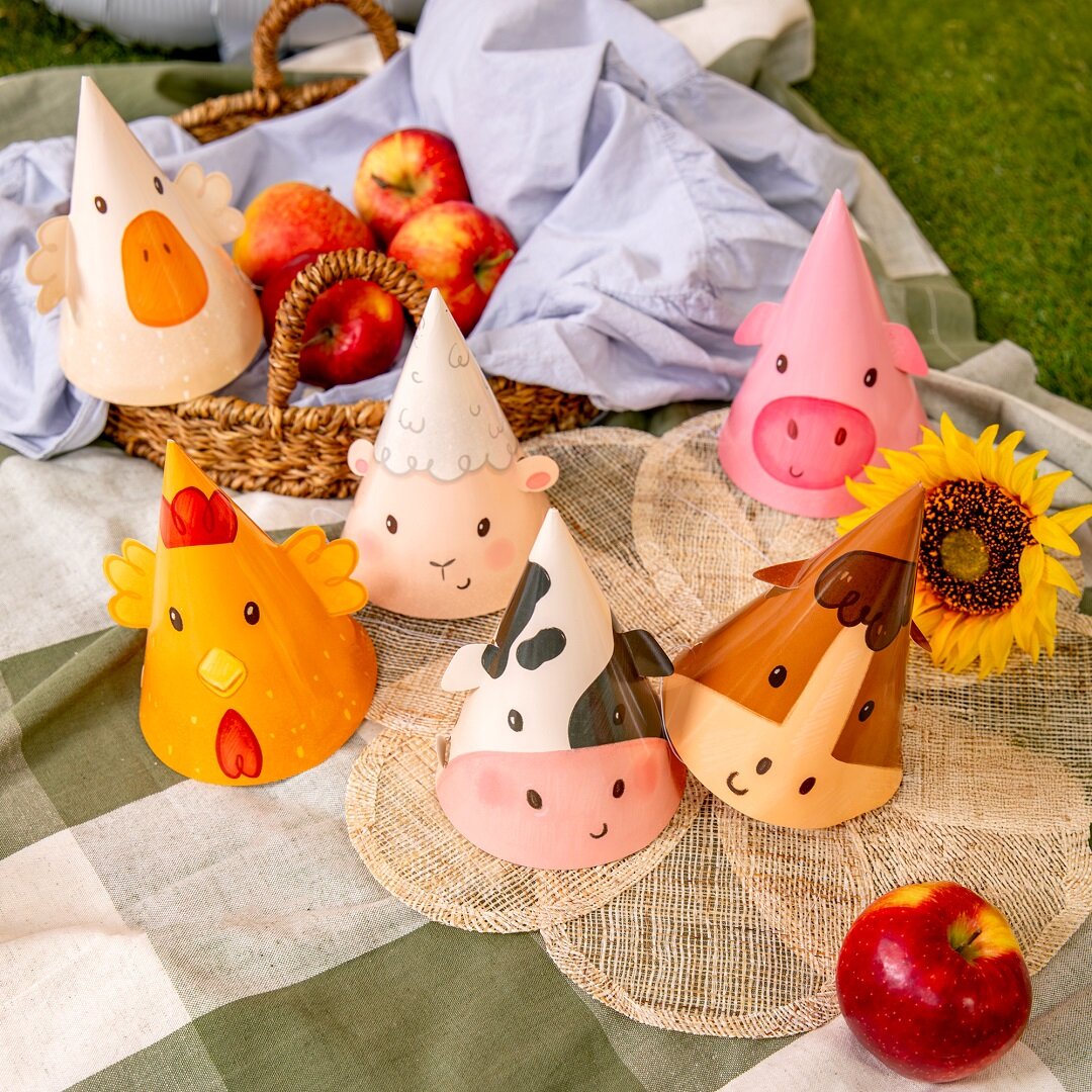 Bondegård Festhatter 6 stk.