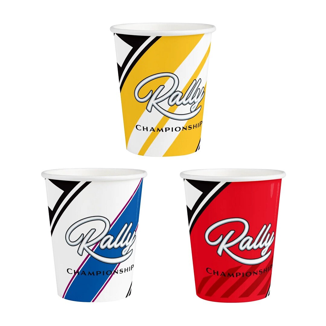 Racing Car Pappkopper 6 stk.