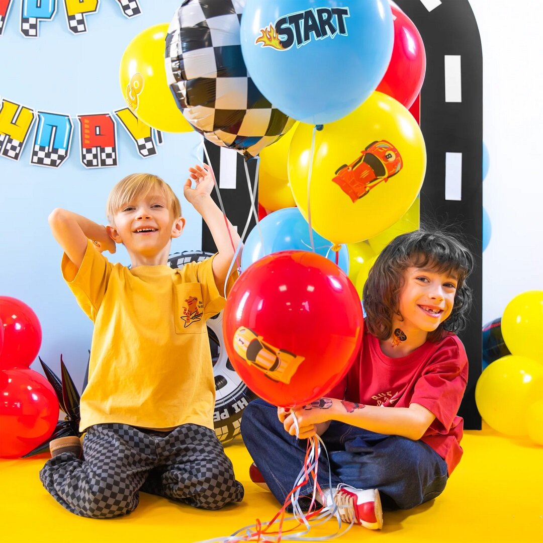 Racing Car Ballongmix 7 stk.