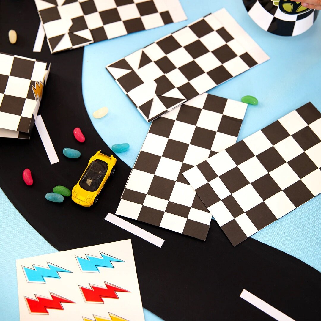 Racing Car Godteposer 6 stk.