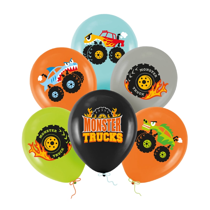 Ballonger Monster Truck 6 stk.