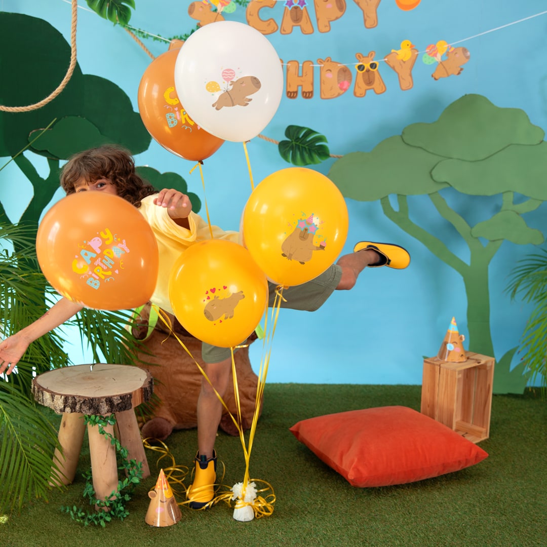 Capybara Ballonger 6 stk.