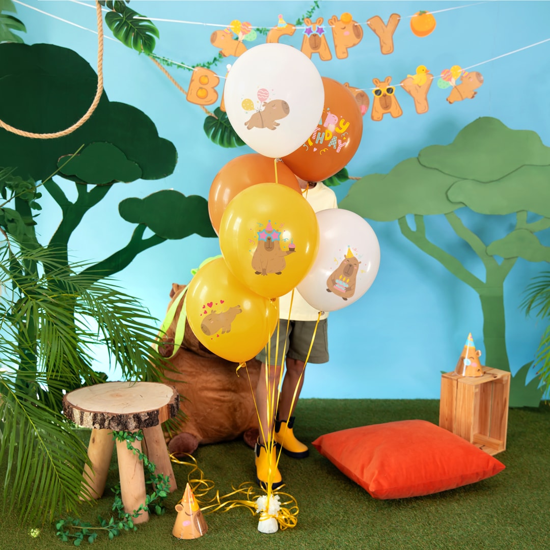 Capybara Ballonger 6 stk.