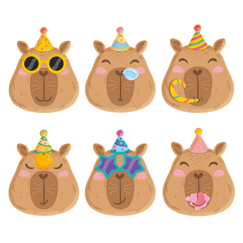 Capybara Tallerkener 6 stk.