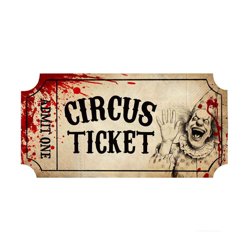 Halloween Freak Show Servietter 12 stk.