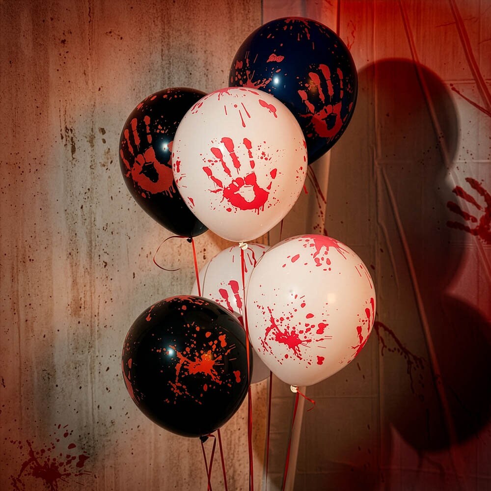 Bloody Night Ballonger 6 stk.