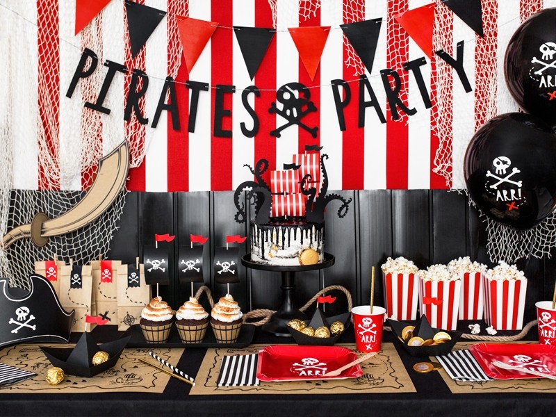 Pirates Party Ballonger 6 stk.