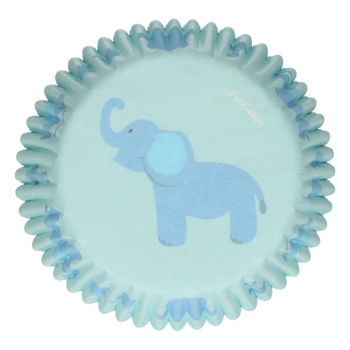 FunCakes - Muffinsformer Elephant Blue 48 stk.