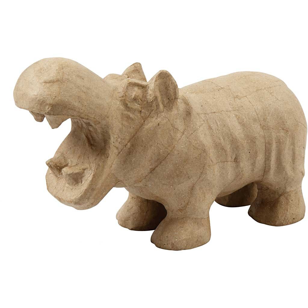 Hobby - Papirfigur Flodhest 28 cm