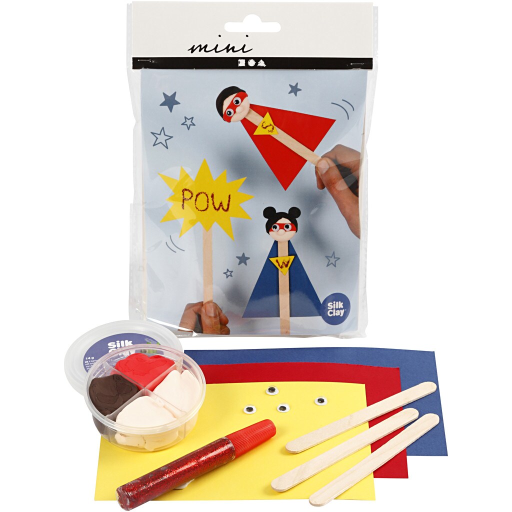 Ispinnefigurer DIY - Superhelter