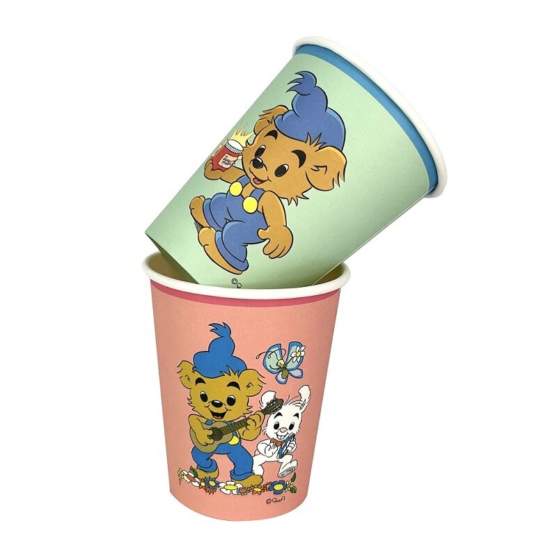 Bamse Pappkopper 8 stk.
