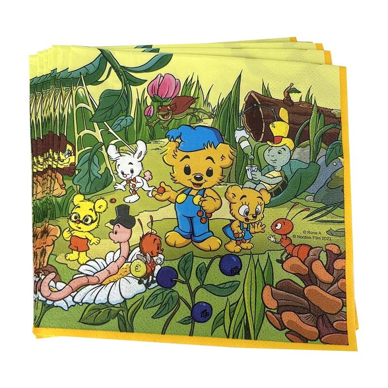 Bamse Servietter Natur 16 stk.