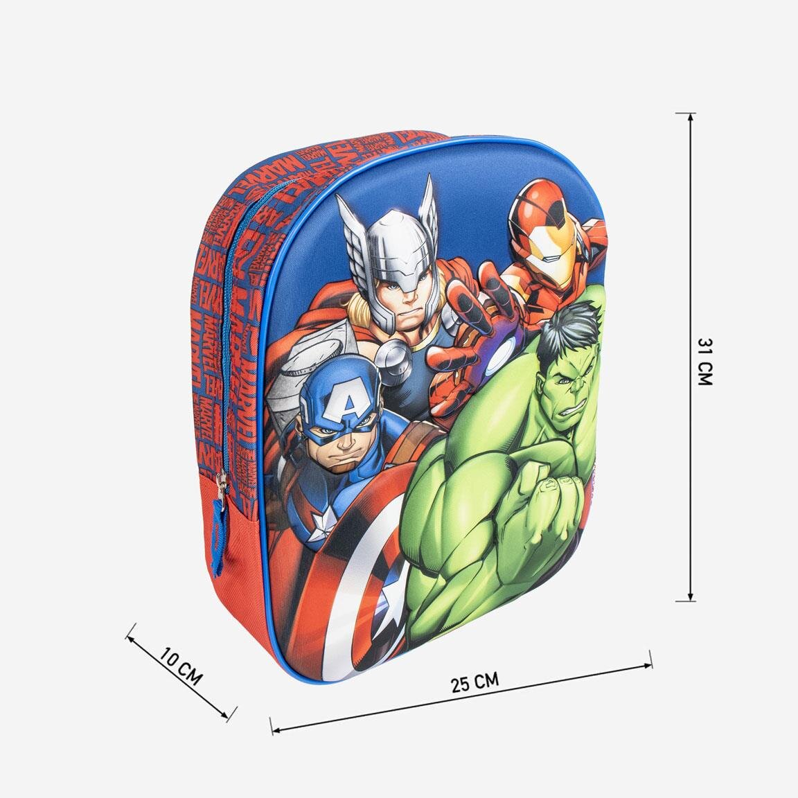 Avengers Barneryggsekk med 3D-effekt
