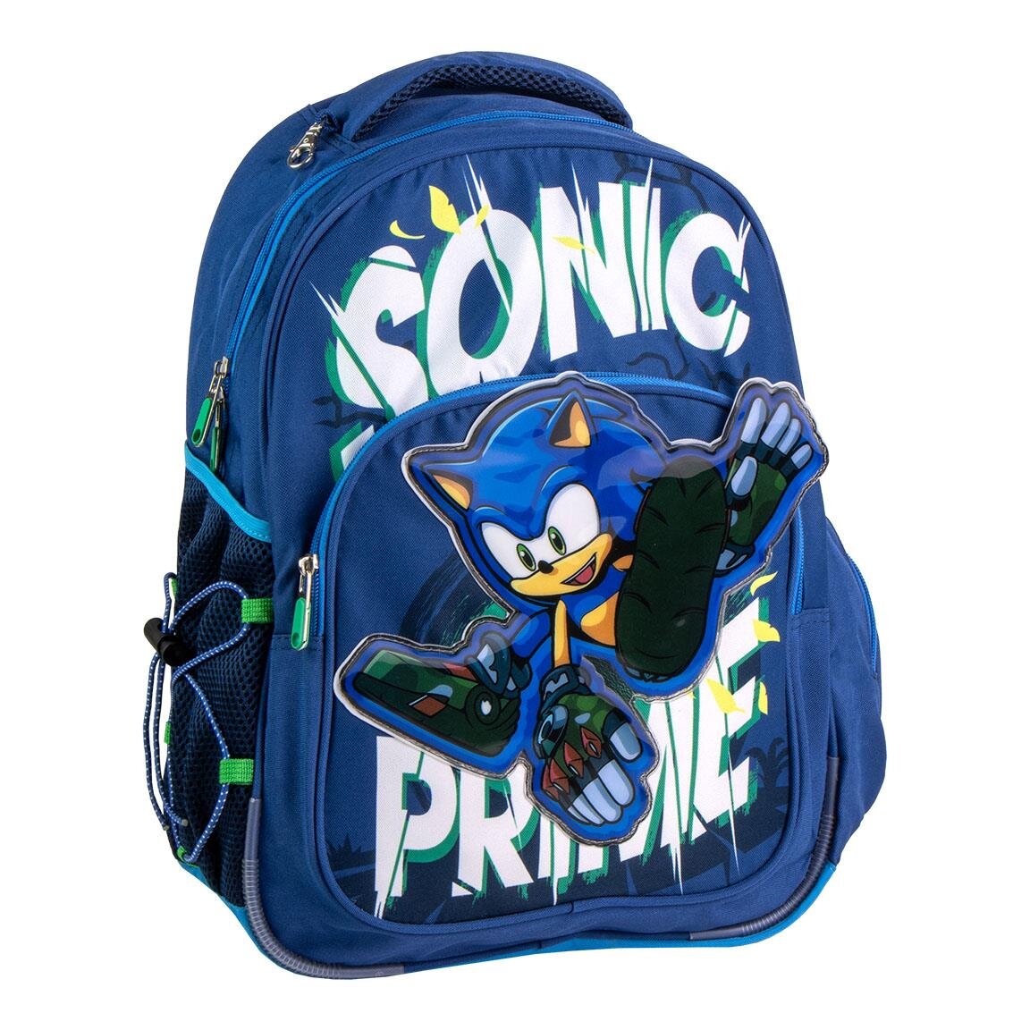 Sonic Prime - Ryggsekk for barn 6-13 år