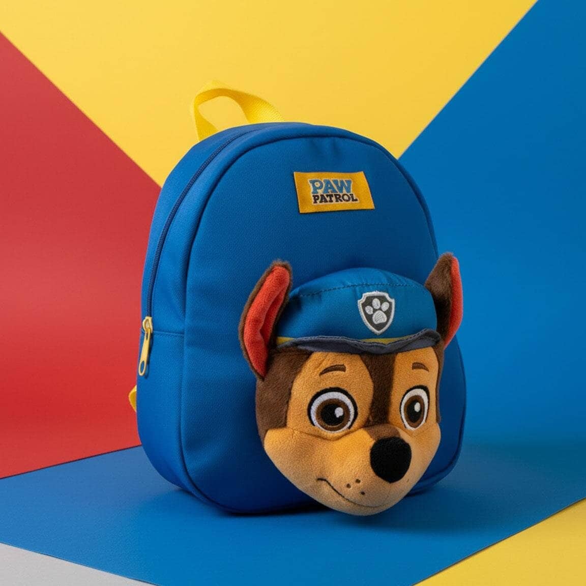 Paw Patrol Chase Barneryggsekk i plysj