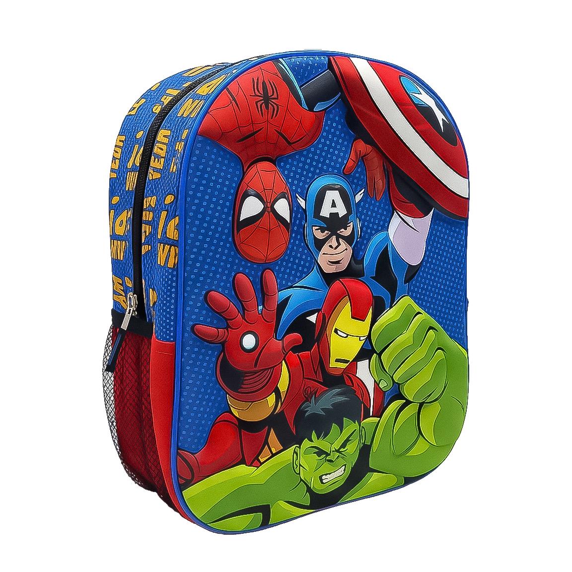 Avengers Barneryggsekk med 3D-effekt