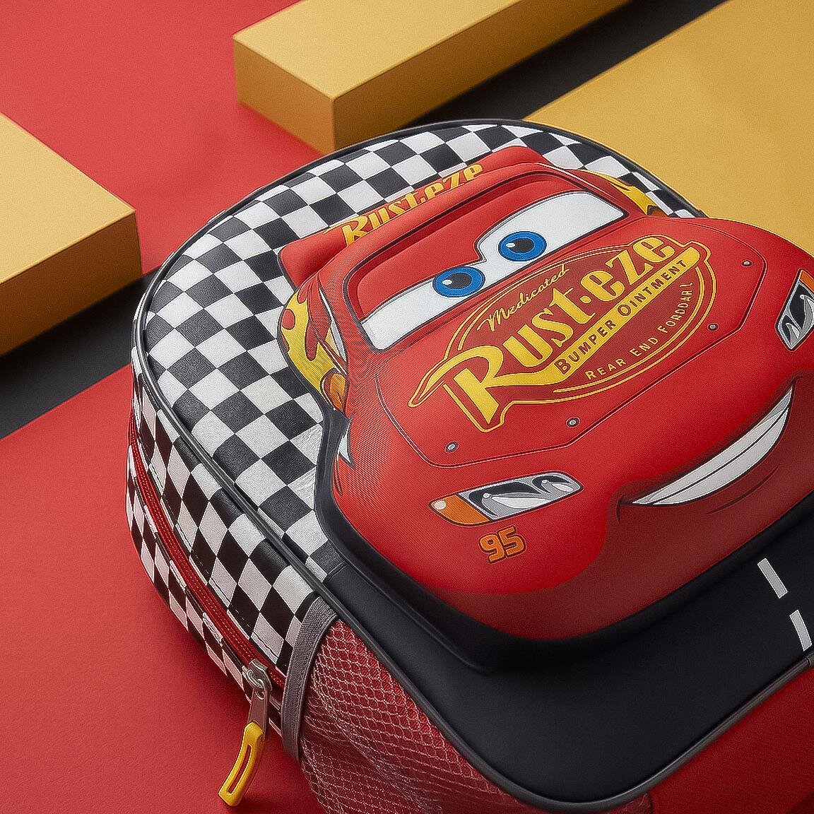 Disney Biler Barneryggsekk med 3D-effekt