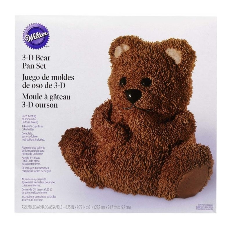 Wilton - 3D Bakeform Bamse 26 x 23 cm