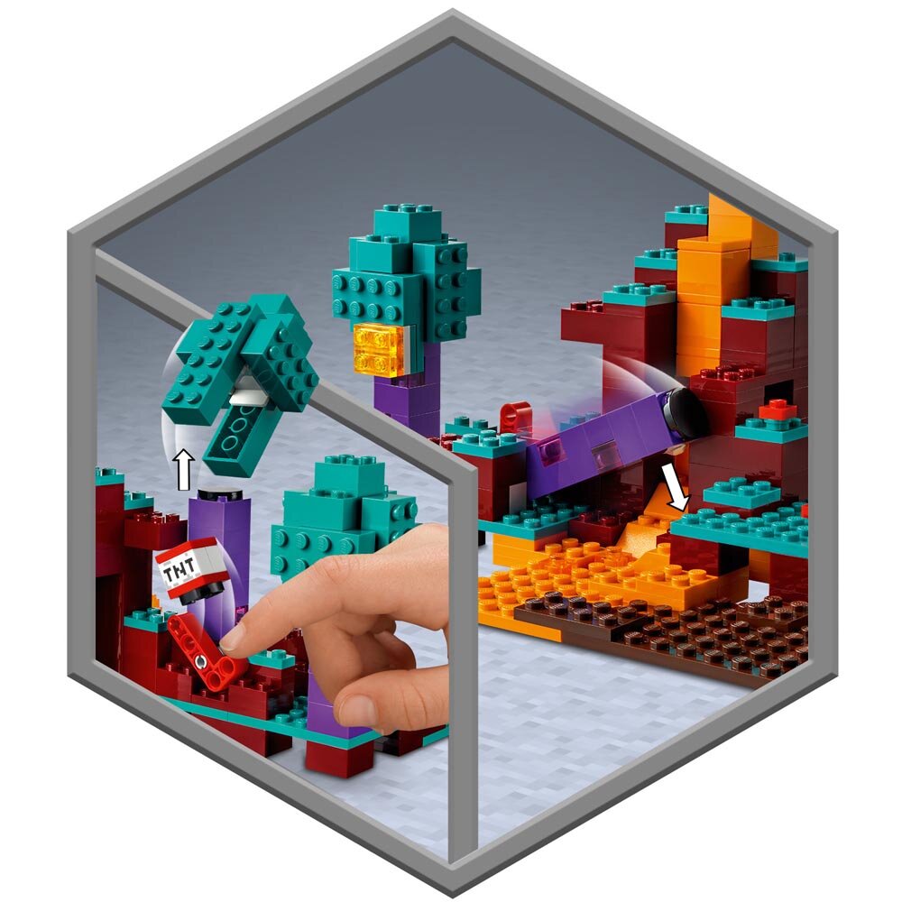 LEGO Minecraft, Den vindskjeve skogen 8+