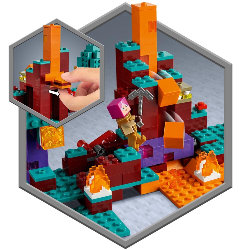 LEGO Minecraft, Den vindskjeve skogen 8+