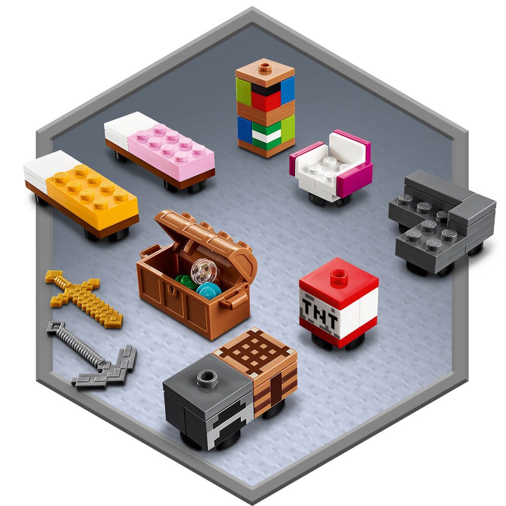 LEGO Minecraft Moderne trehytte 9+