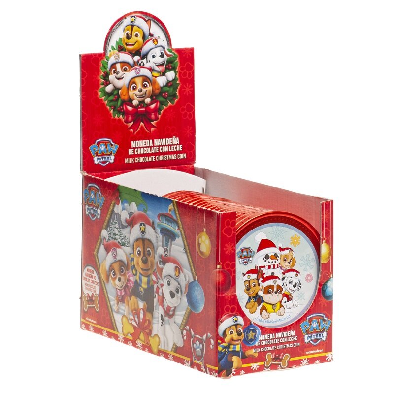 Paw Patrol feirer jul Sjokolademynt 50 gram