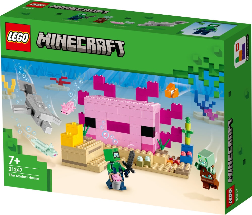 LEGO Minecraft - Axolotl-huset 7+