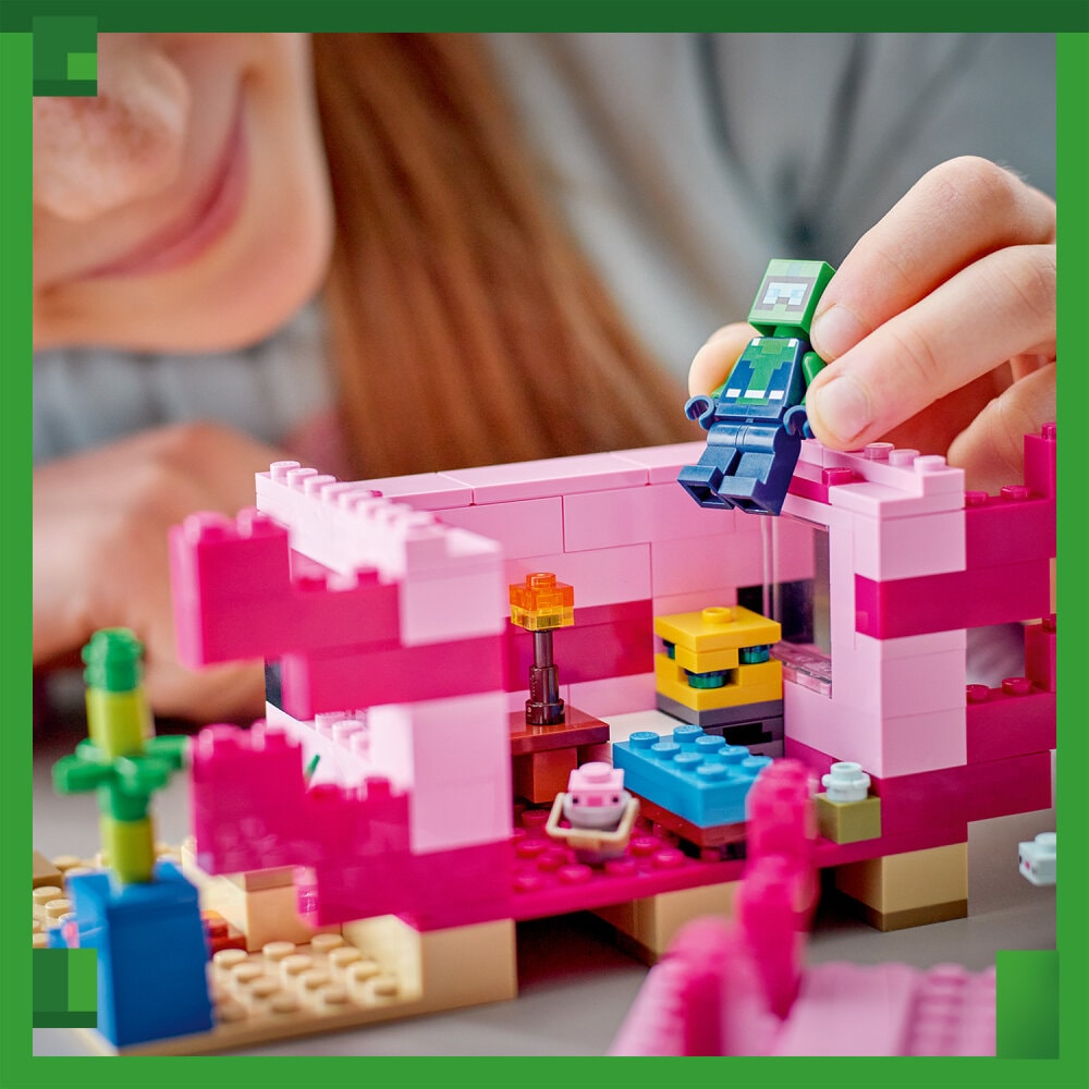 LEGO Minecraft - Axolotl-huset 7+