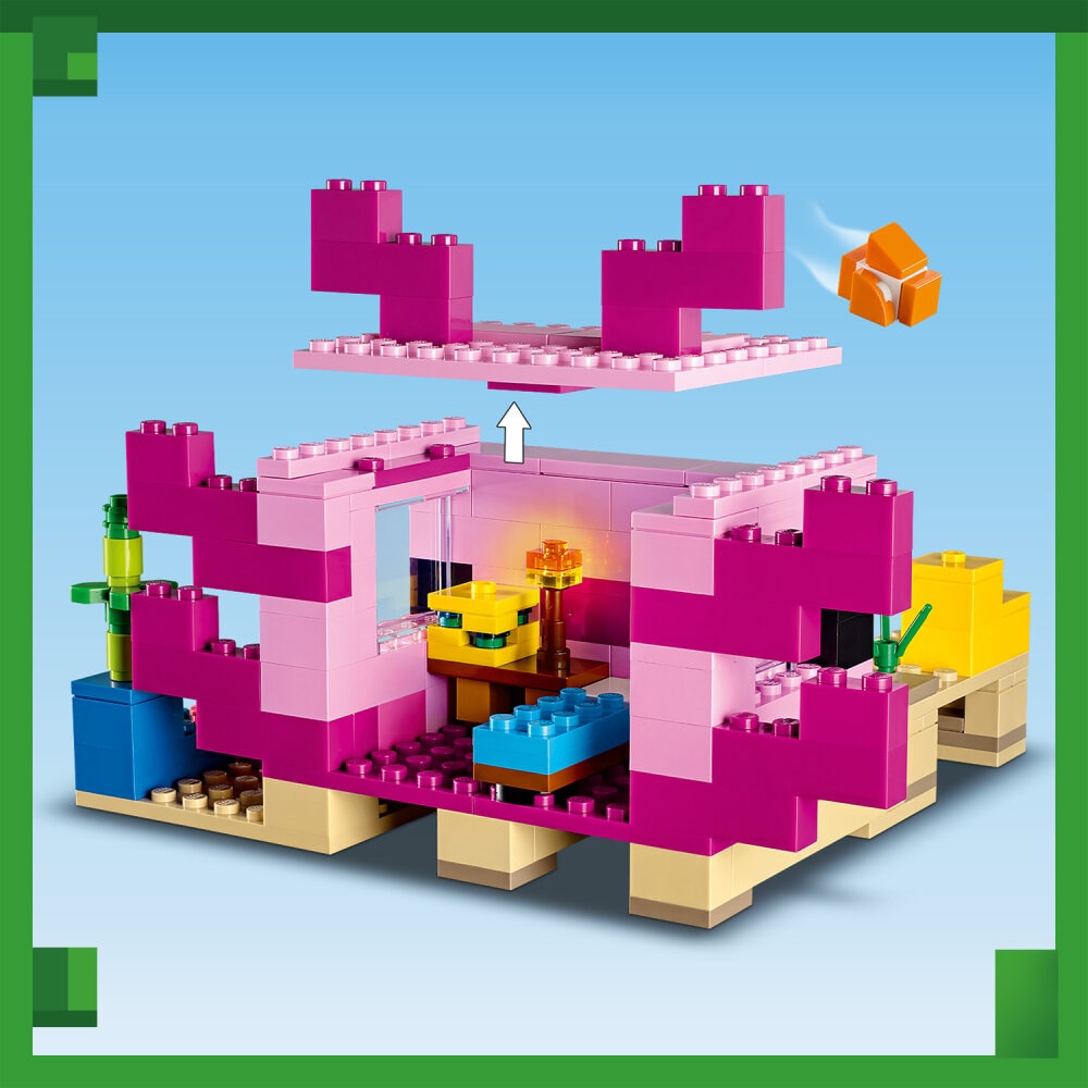 LEGO Minecraft - Axolotl-huset 7+