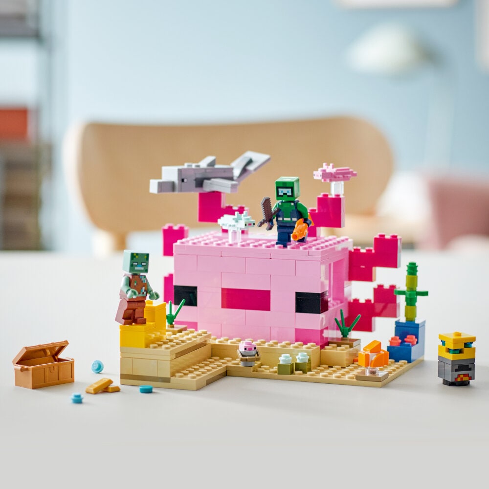 LEGO Minecraft - Axolotl-huset 7+