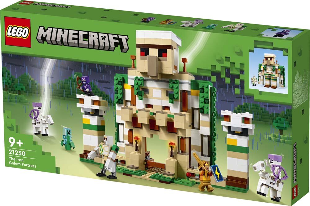 LEGO Minecraft - Jerngolemens borg 9+