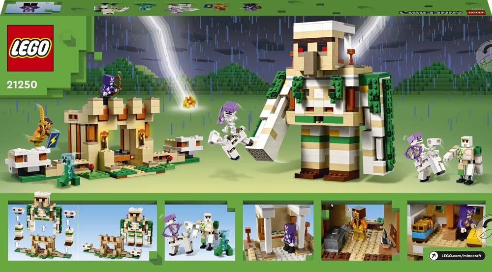 LEGO Minecraft - Jerngolemens borg 9+