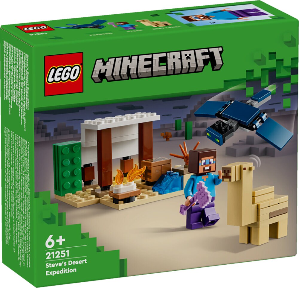 LEGO Minecraft - Steves ørkenekspedisjon 6+