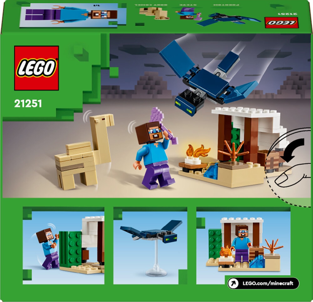 LEGO Minecraft - Steves ørkenekspedisjon 6+
