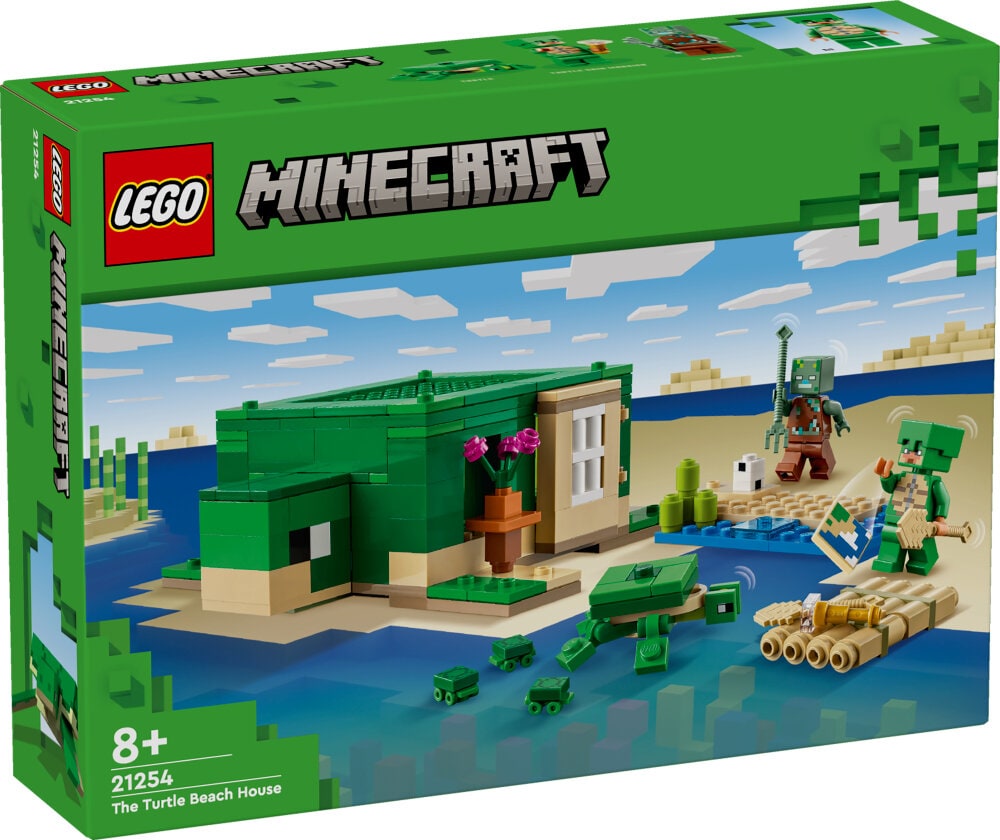 LEGO Minecraft - Huset på skilpaddestranden 8+