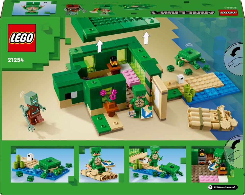 LEGO Minecraft - Huset på skilpaddestranden 8+