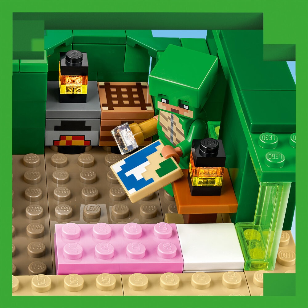 LEGO Minecraft - Huset på skilpaddestranden 8+