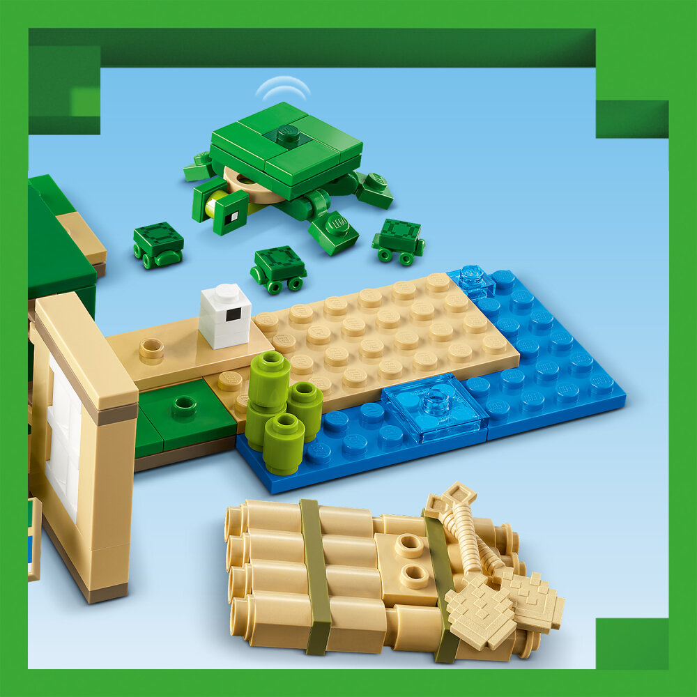 LEGO Minecraft - Huset på skilpaddestranden 8+