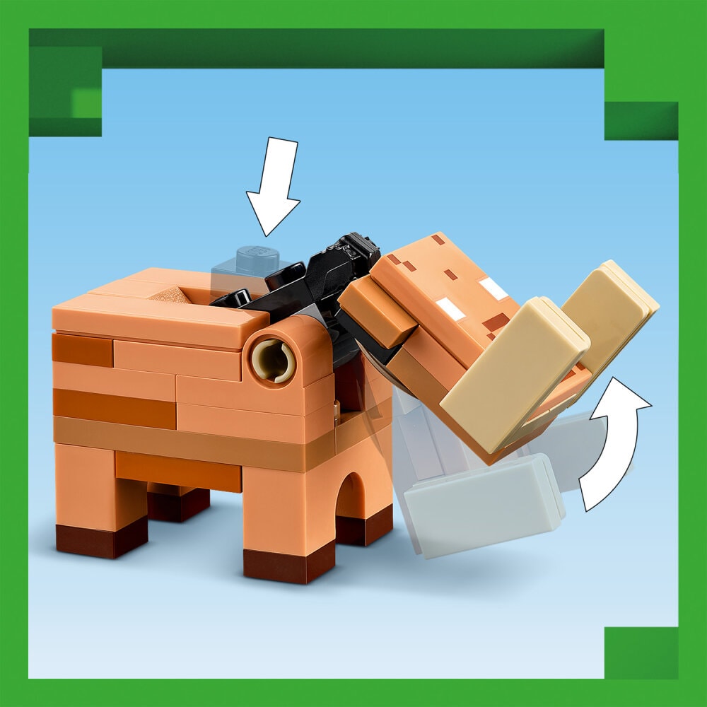 LEGO Minecraft - Bakholdsangrep ved underverdenportalen 8+