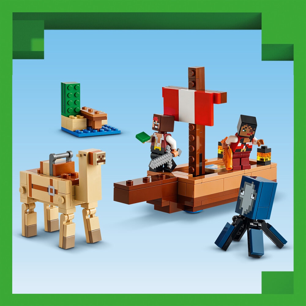 LEGO Minecraft - På tokt med sjørøverskip 8+