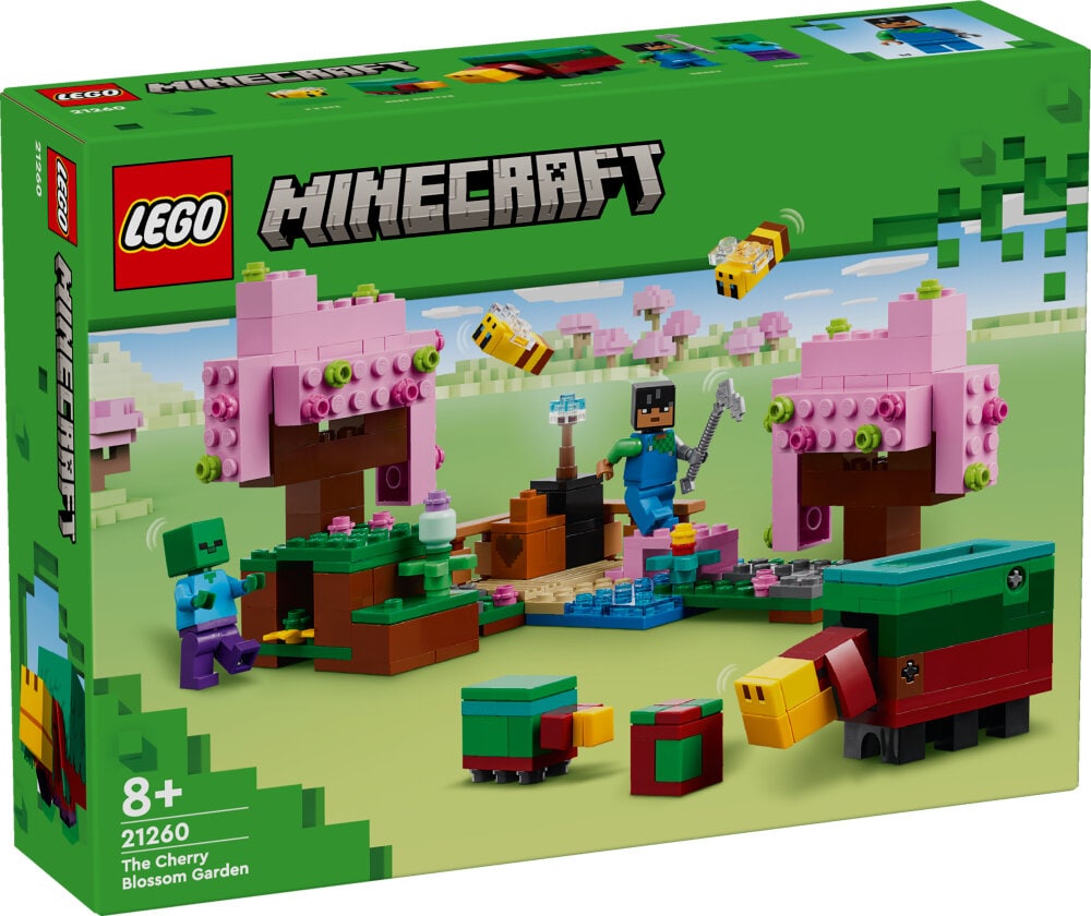 LEGO Minecraft - Hage med kirsebærtrær 8+
