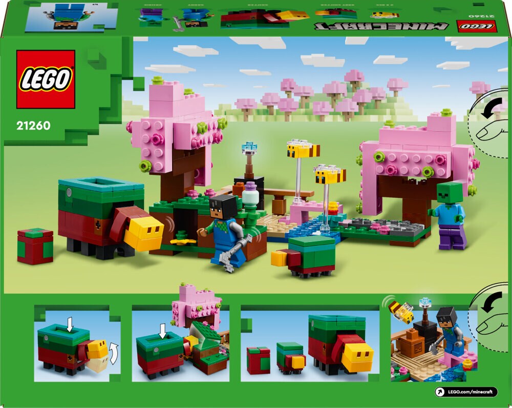 LEGO Minecraft - Hage med kirsebærtrær 8+