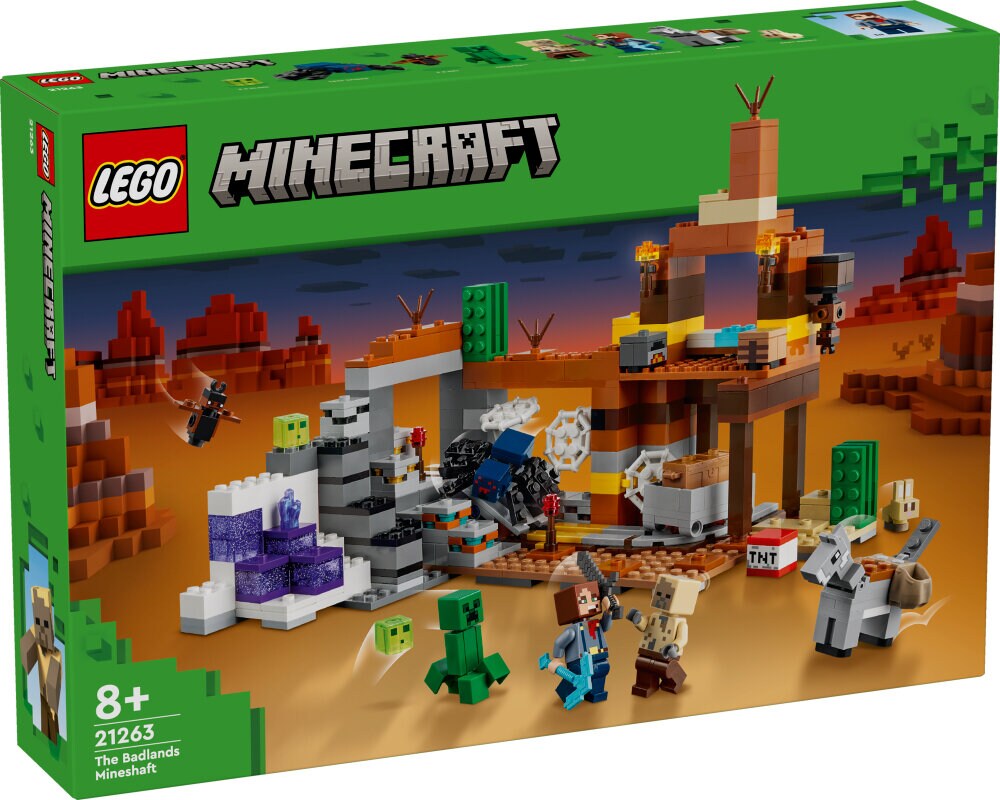LEGO Minecraft - Gruvegang i steinørkenen 8+