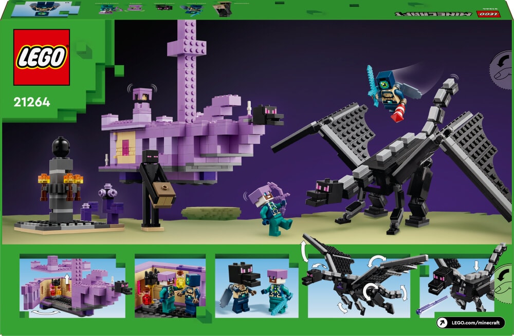 LEGO Minecraft - Enderdrage og End Ship 8+