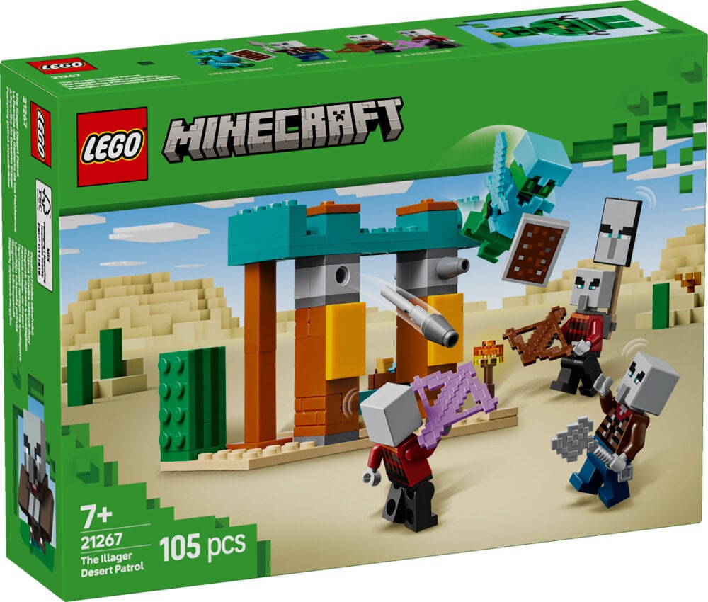 LEGO Minecraft - Ondsbyboer-ørkenpatrulje 7+