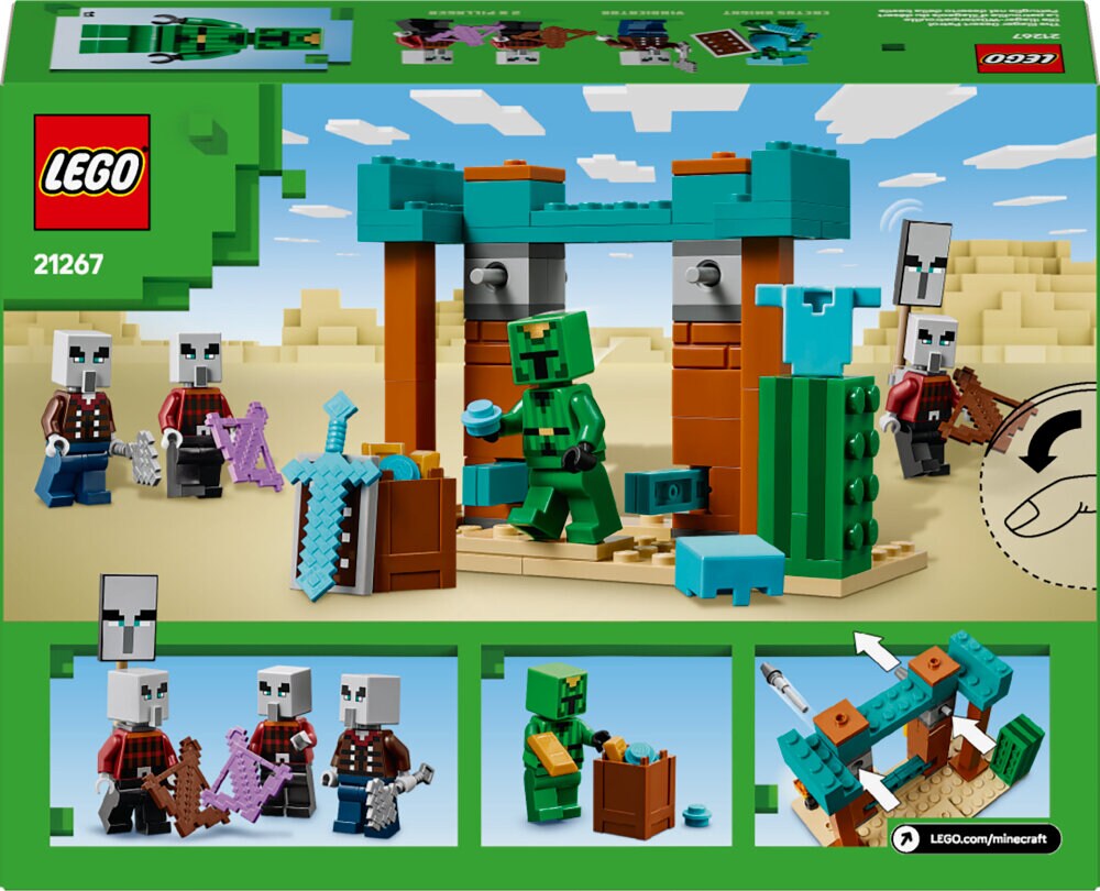 LEGO Minecraft - Ondsbyboer-ørkenpatrulje 7+