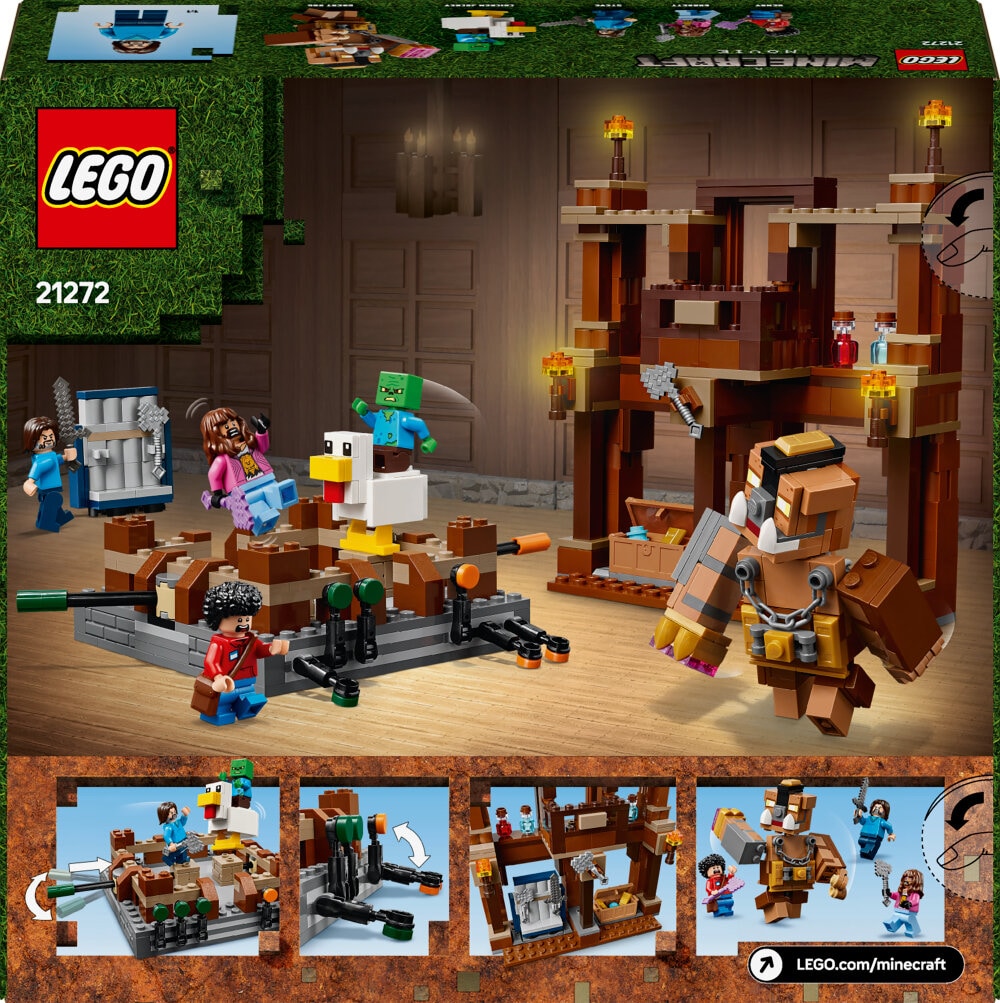 LEGO Minecraft - Skogspalass med kamparena 10+